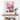 Pink ironbark floral photography print in a wooden frame, in a neutral Australian country interior