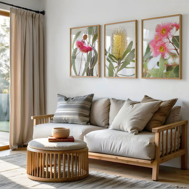 Print set: 'Native garden 2' set of 3