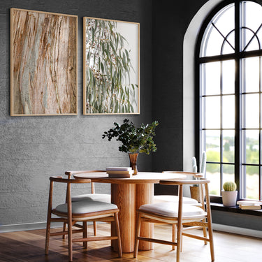 Print set: South Australian Blue Gum bark and leaves