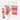 Color swatches with pink flowers and color samples on a white background